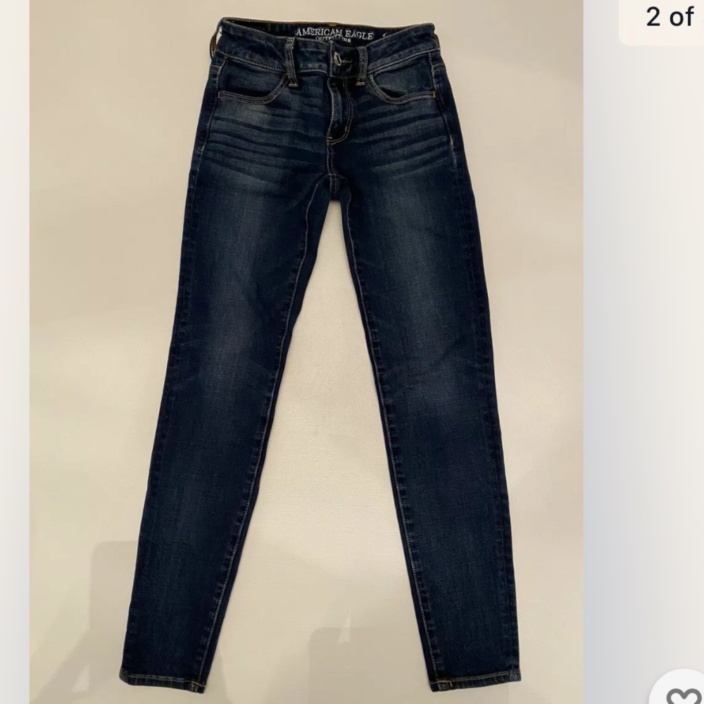 American Eagle Jeans Super Stretch X4 Sz 00 Short